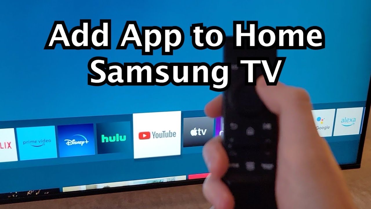 Как добавить приложение на главный экран Samsung Smart TV!