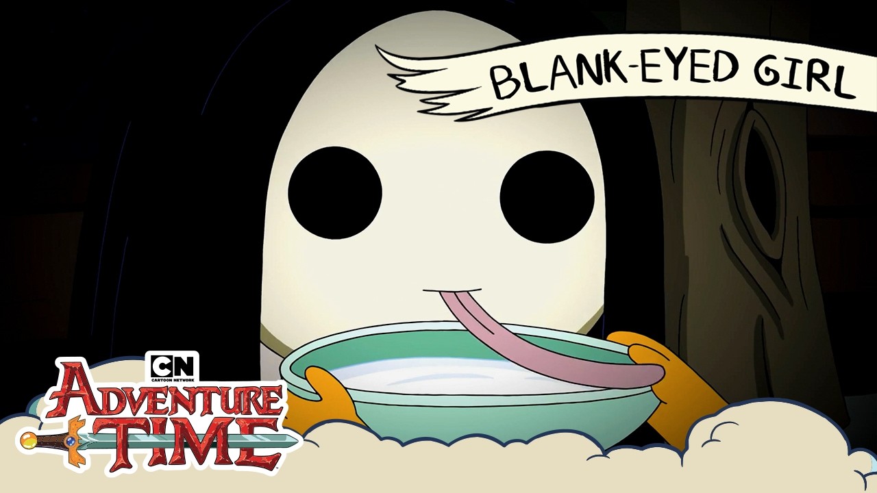 Who Is the Blank-Eyed Girl? | Creepy Background Character | Adventure Time