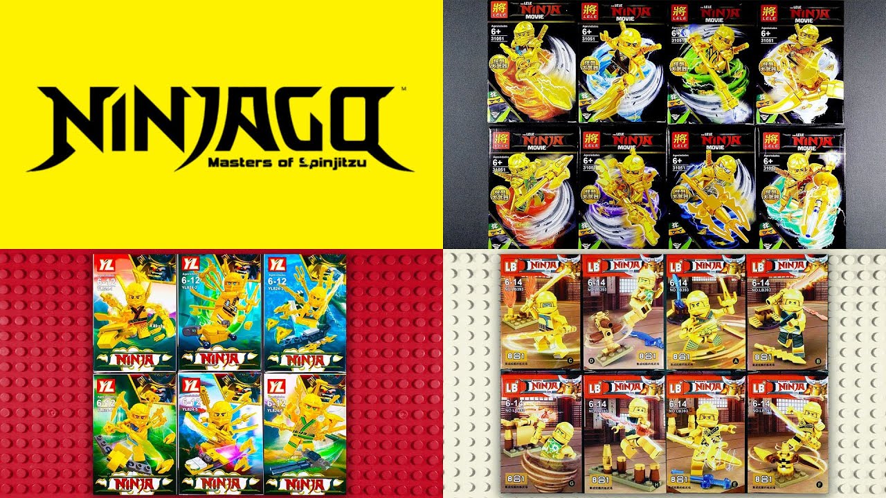 LEGO Ninjago Golden Ninjas Compilation (knock-off)