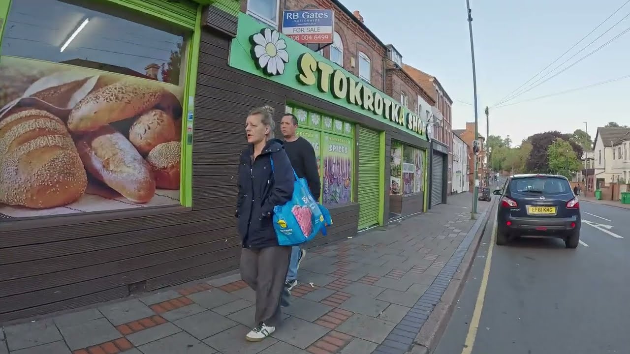 Beginning of Winter Season in Hyson Green Nottingham UK