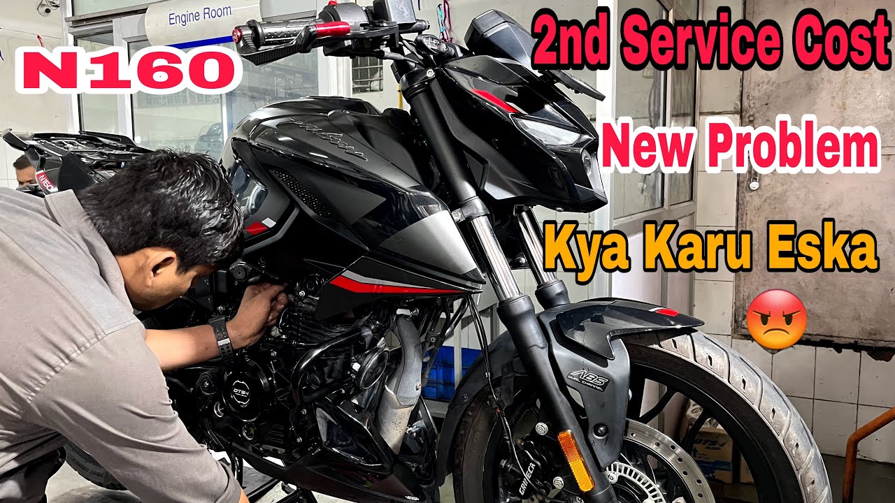 Pulsar N160 2nd Service Cost | One New Problem 😢 | One Problem Solve 😊