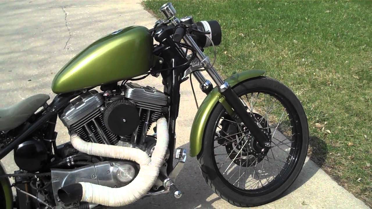 harley sporty rigid bobber take two
