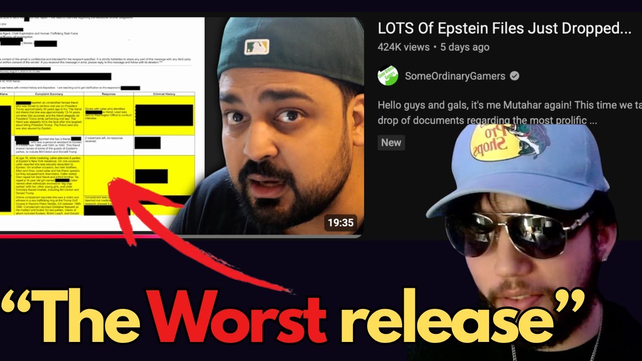 The worst Epstein release yet...