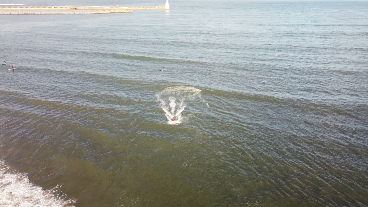 Surfing Blyth - Drone Footage