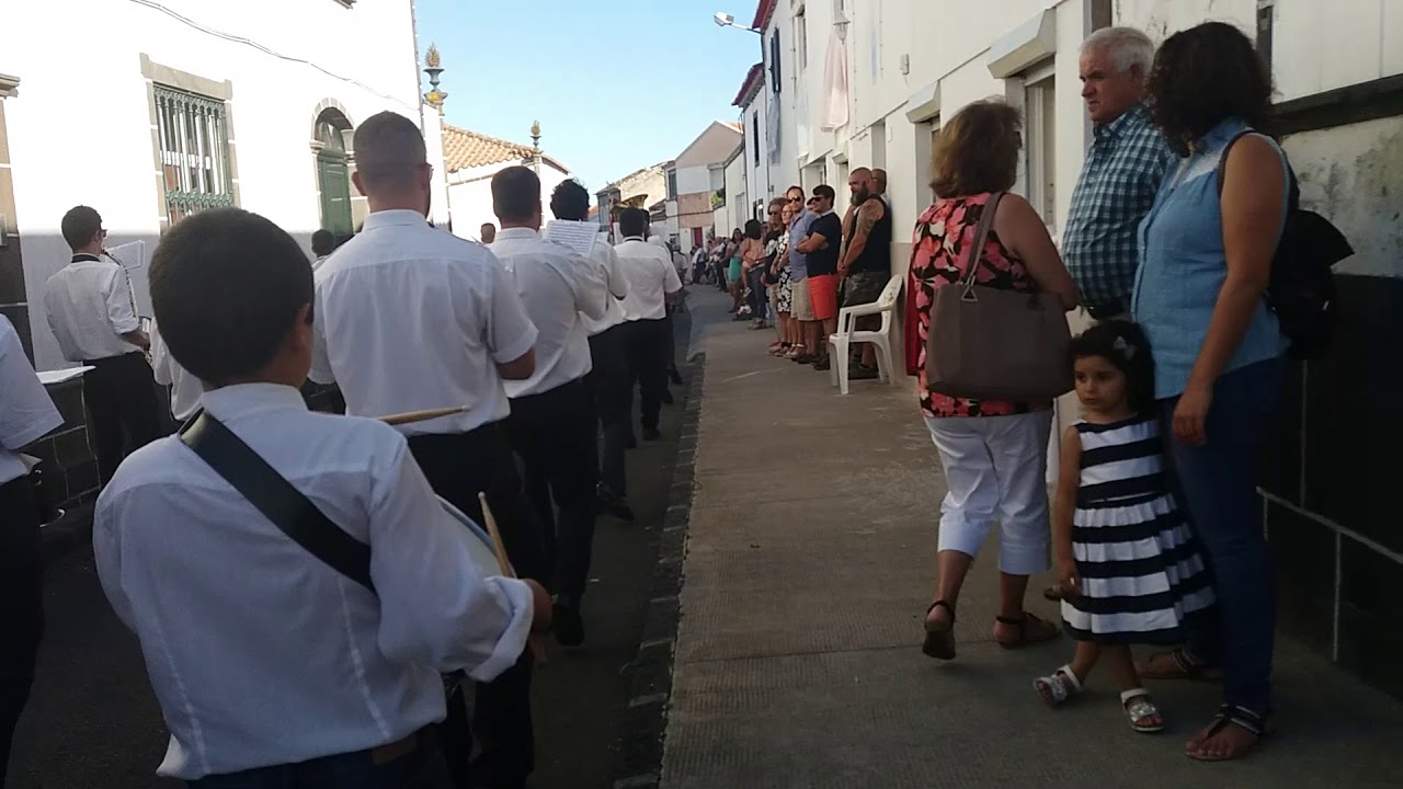 Banda na procissão Nossa Senhora dos Anjos - Fajã de Baixo