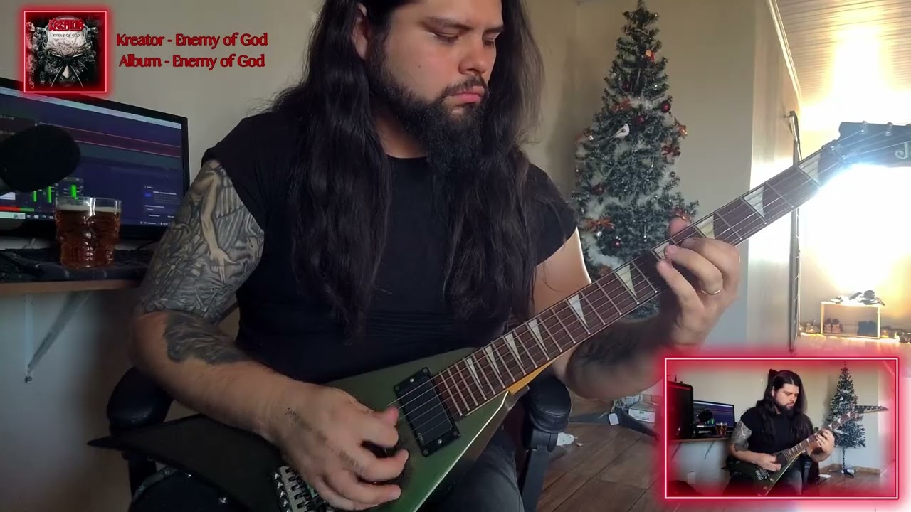 Cover version : Kreator - Enemy of God (solo)