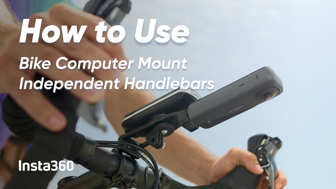 Insta360 - How to Use the Bike Computer Mount (Independent Handlebars Edition)
