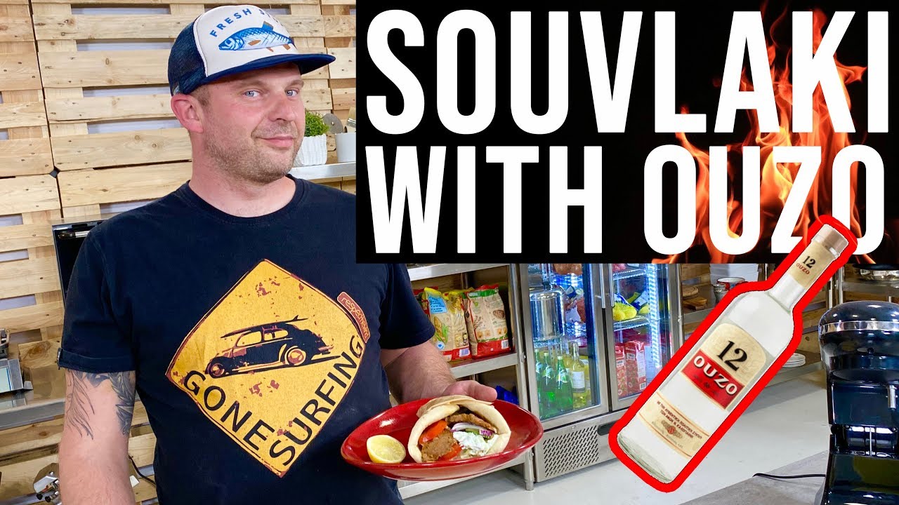 GREEK TAKEAWAY? PITA SOUVLAKI! | Chef's Gear Recipes