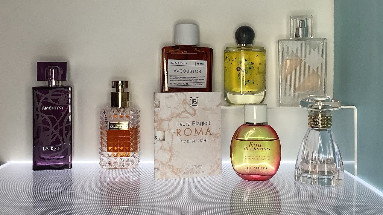 What I Wore Last Week including Clarins Eau Jardins Laura Biagiotti Roma Fiori Bianchi And Far