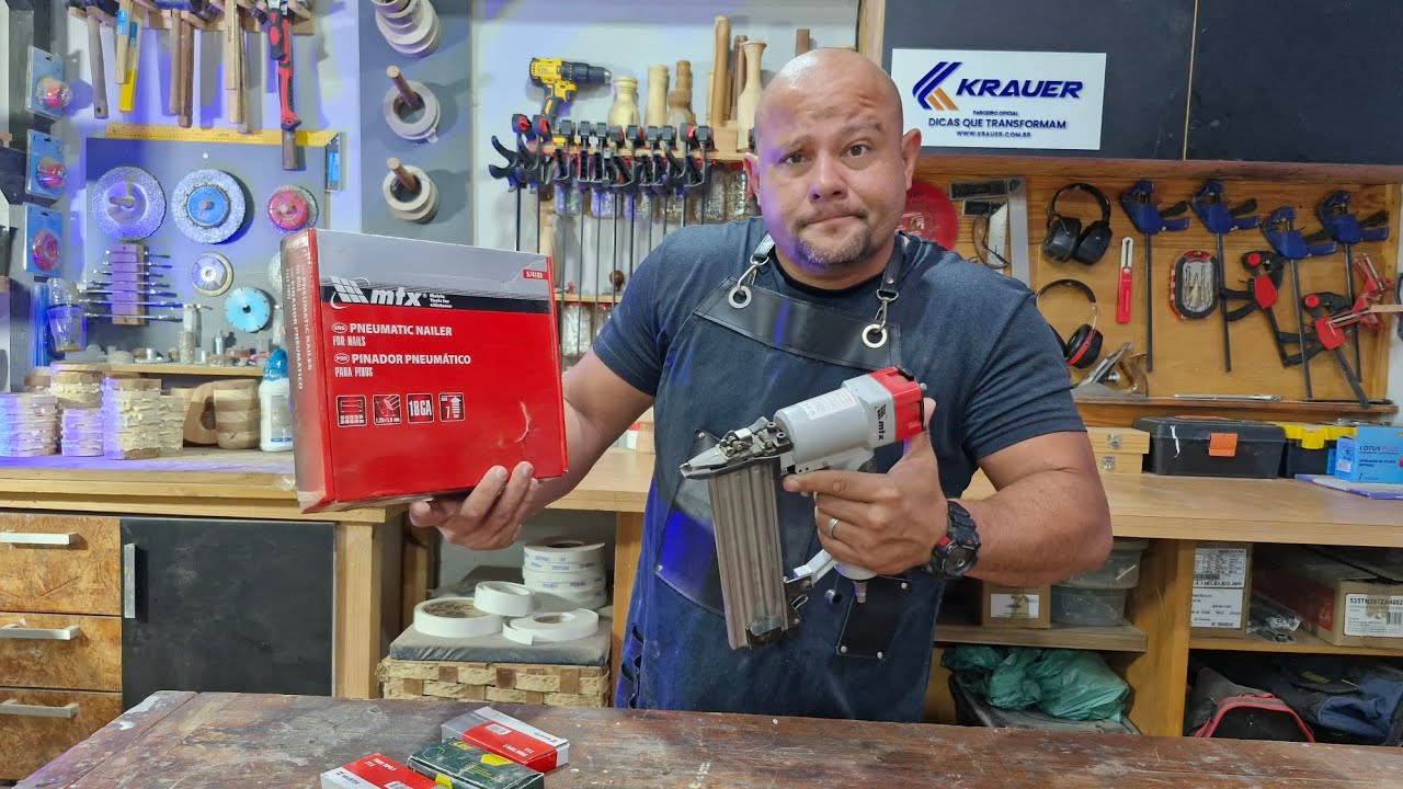 O que levou a compra um pinador pneumático da MTX #ferramenta #dicas #diy