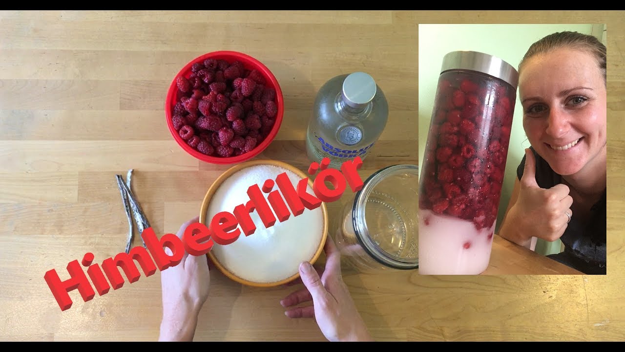 selbstgemacht | Himbeerlikör