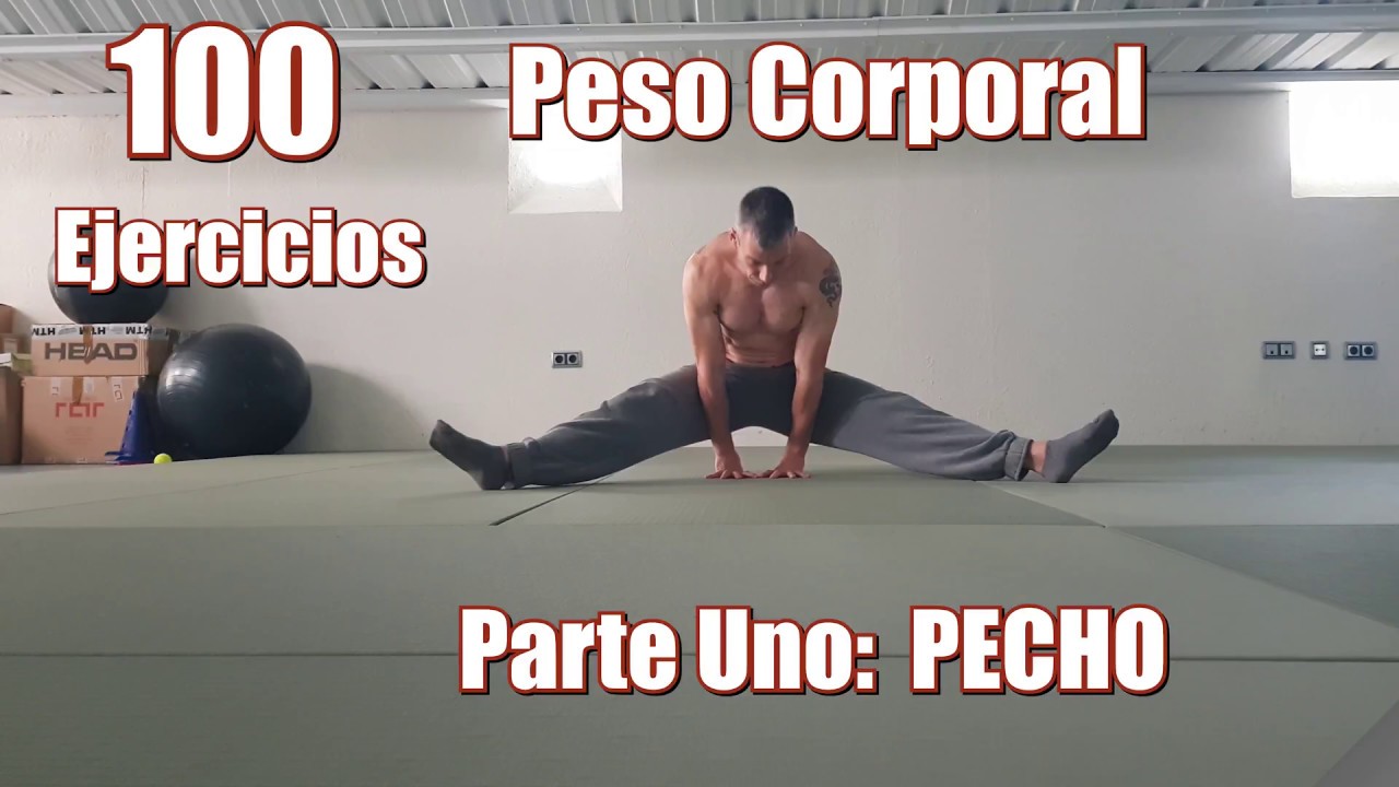 100 EJERCICIOS CON PESO CORPORAL | PECHO