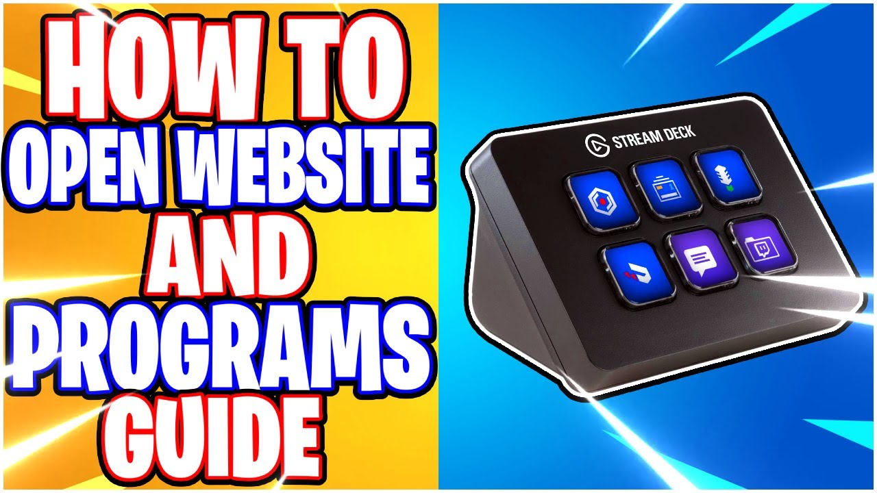 Stream Deck: Ultimate OPEN WEBSITE / PROGRAM Guide (StreamDeck Mini, 15 Key, XL) Setup & Tutorial