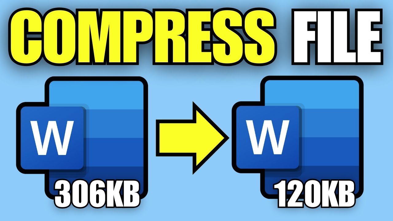 How To Compress Word File Document (Reduce Size)