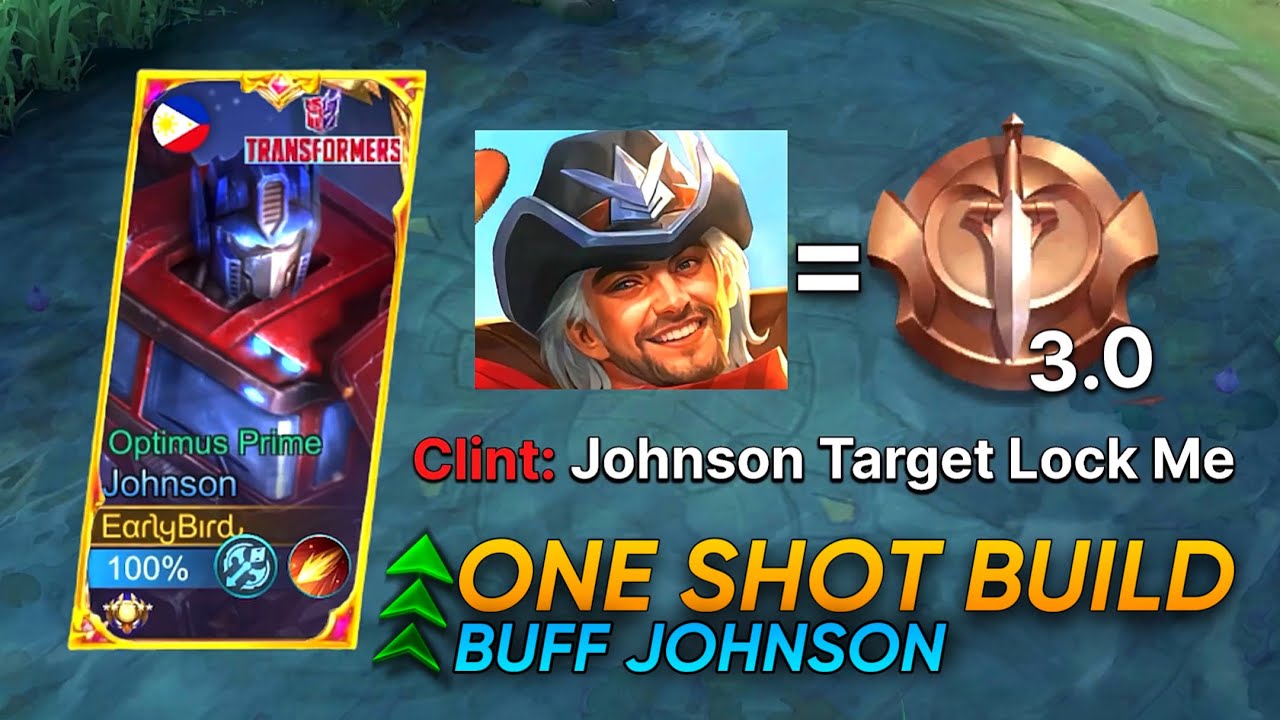 BE CAREFUL WHAT YOU WISH FOR (Clint wants to be targeted by Johnson!) 😂 ~ Mobile Legends: Bang Bang