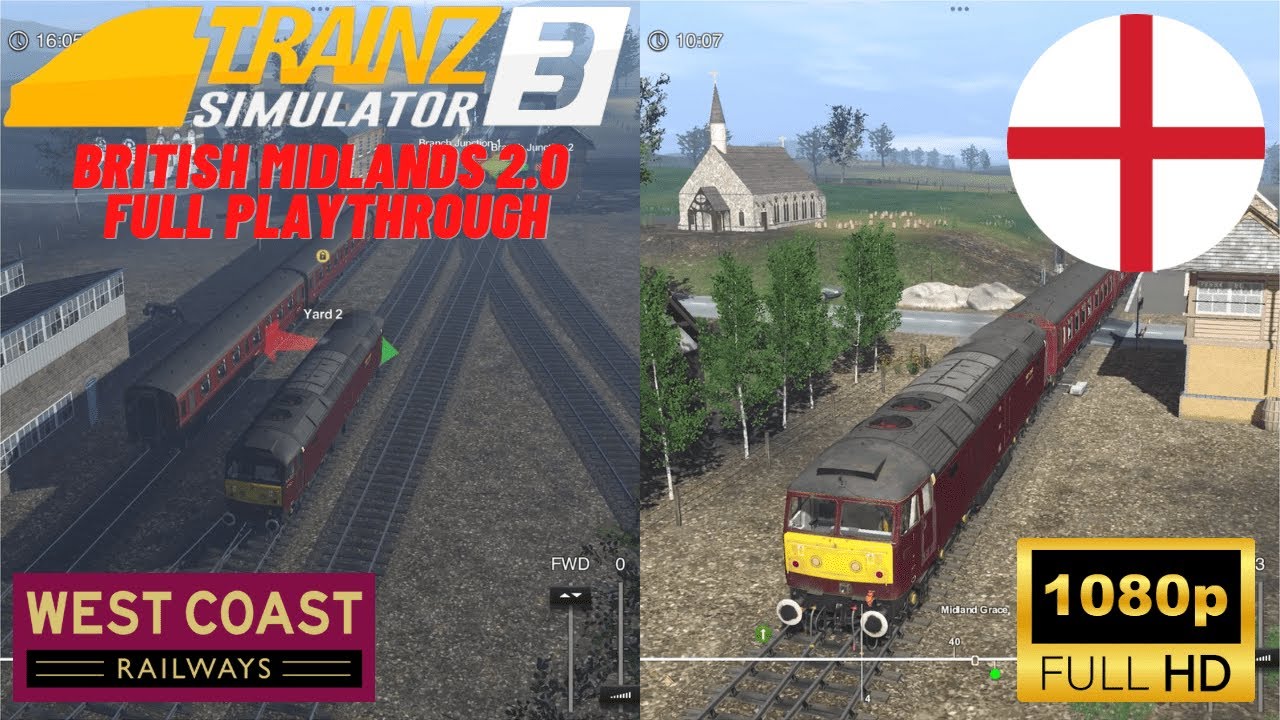 Trainz 3 : British Midlands 2.0 Full playthrough