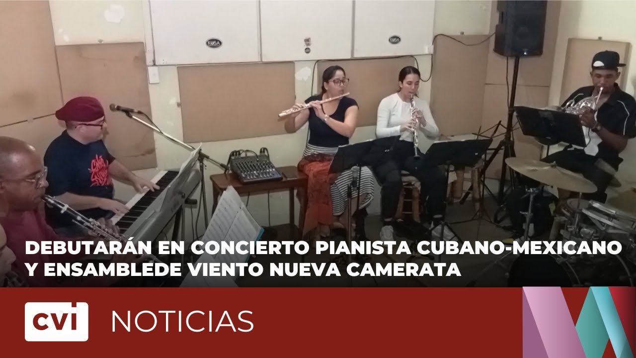 Debutarán en concierto pianista cubano-mexicano y ensamble de viento Nueva Camerata.