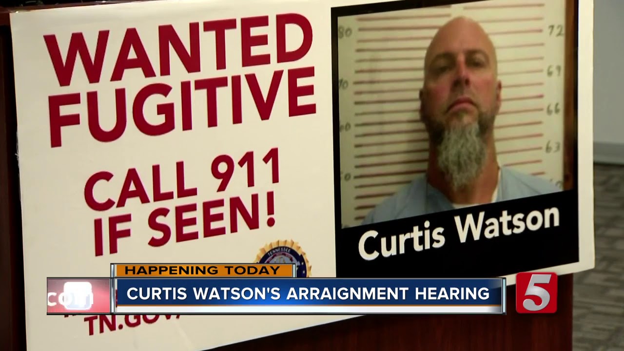 Curtis Watson, inmate accused of killing TDOC administrator, to make first court appearance today