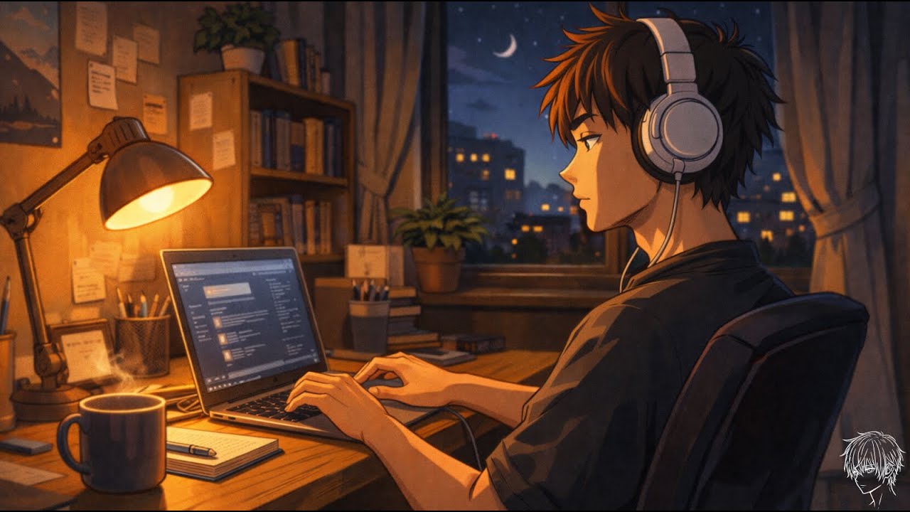 Lofi Hip Hop and Jazz Beats Mix  to Work and Study 💻📊📚📝 Smooth Screen