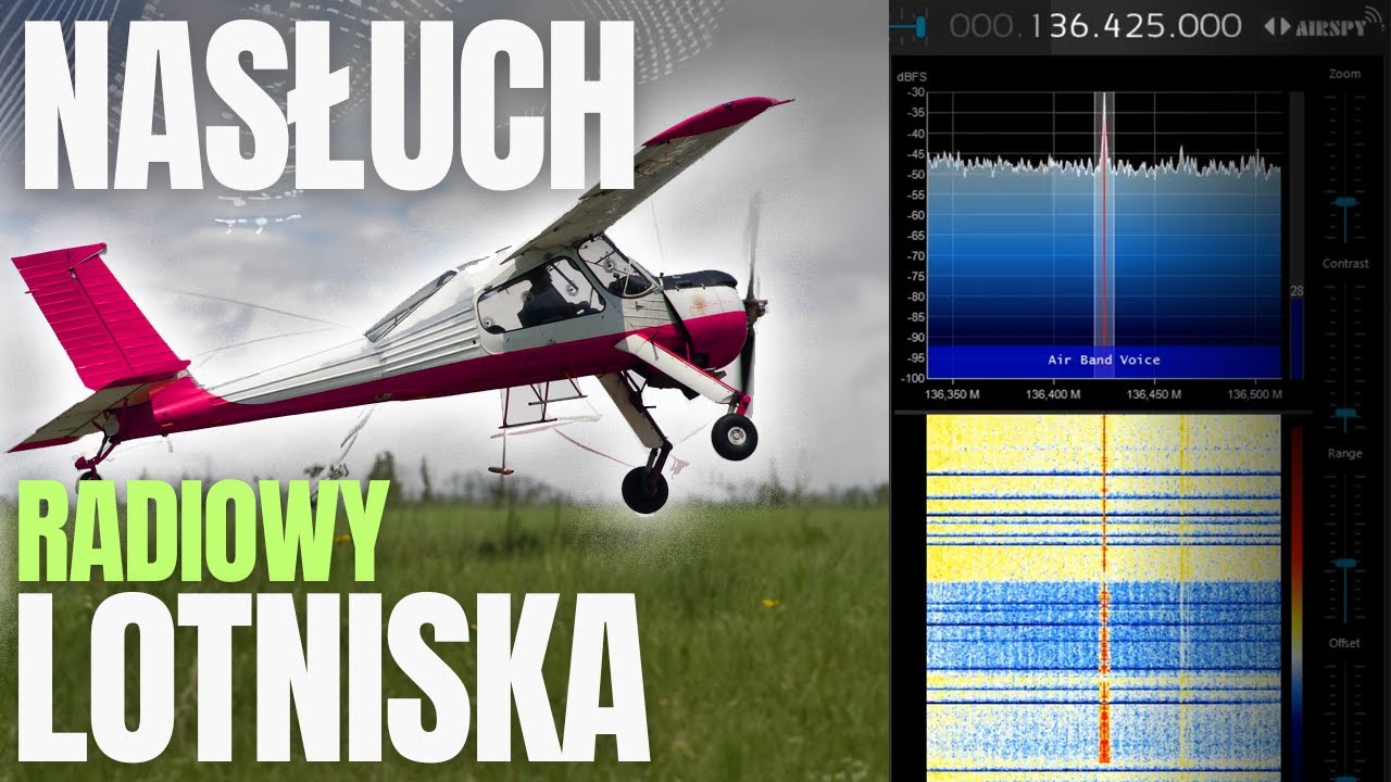 Nasłuch Wieży Lublin Tower. Port Lotniczy. Cywilne Pasmo Lotnicze poprzez RTL-SDR | Krótkofalarstwo