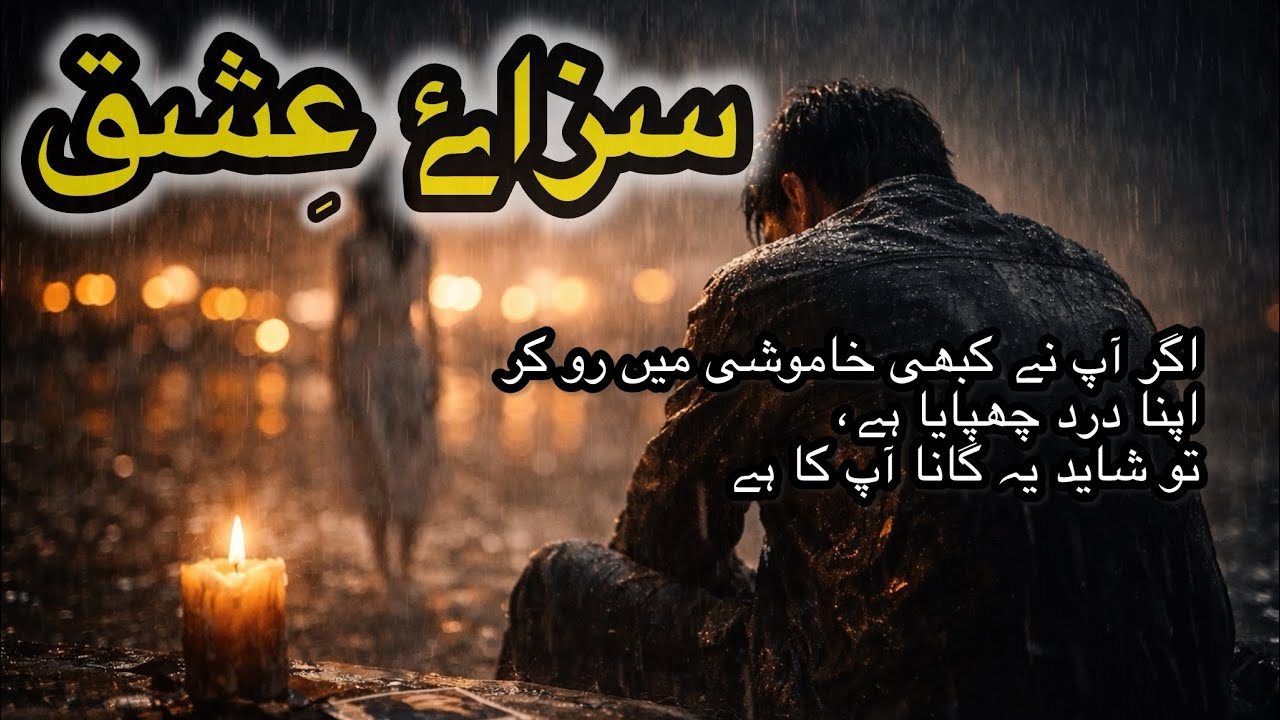سزا عشق| Sad Ghazal | Tabla Only | Heart TouchingUrdu Ghazal | Slow & Painfu