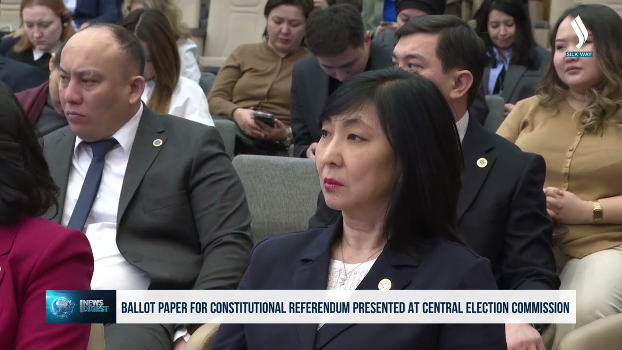 Ballot paper for constitutional referendum presented at Central Election Commission