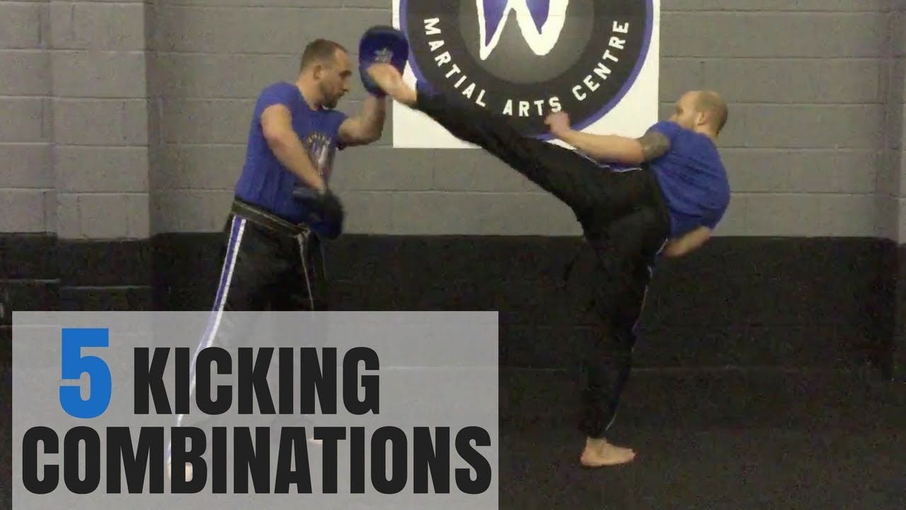 5 Kicking Combinations (beginner to intermediate)