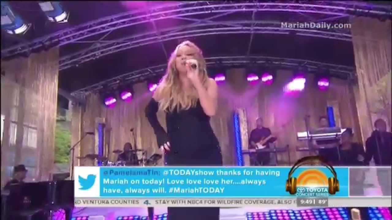 Always be my baby - Mariah Carey Live at The Today Show 2014 (HD)