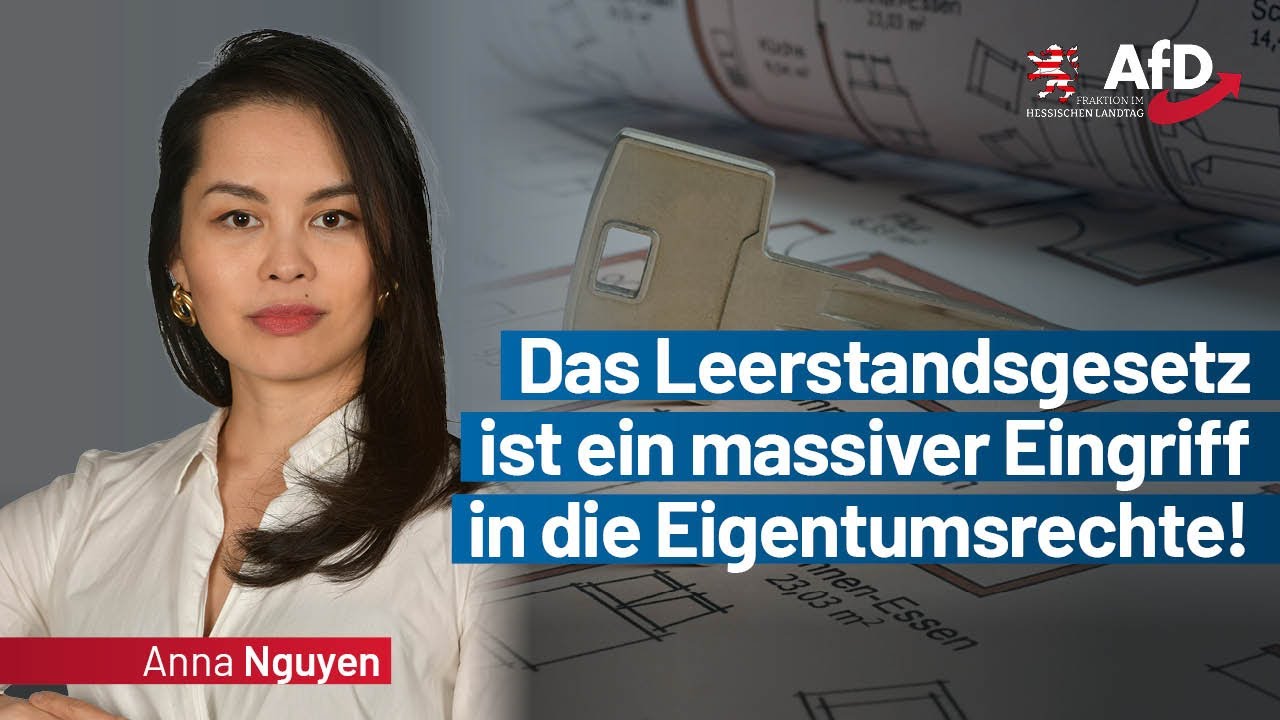 Das Leerstandsgesetz der Landesregierung ist ein massiver Eingriff in die Eigentumsrechte!