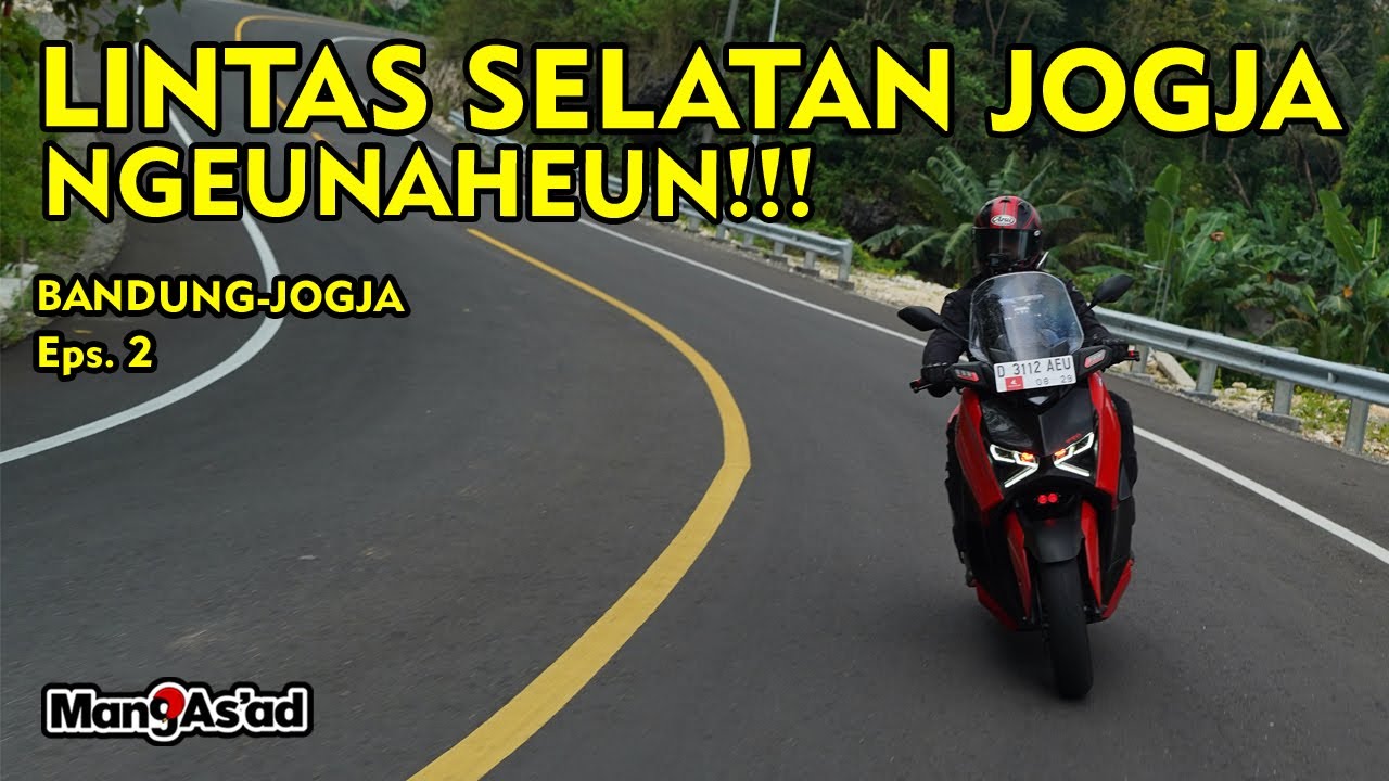 PERDANA NGEGAS PAKE MOTOR MATIC XMAX DI LINTAS SELATAN JOGJA AUTO ENAKEUN TINGGAL TARIK GAS WKWKWK