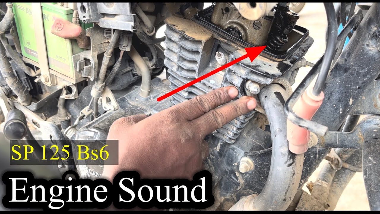 Honda Sp 125 cc bs6 bike ENGINE SOUND problem fixed // qasim auto