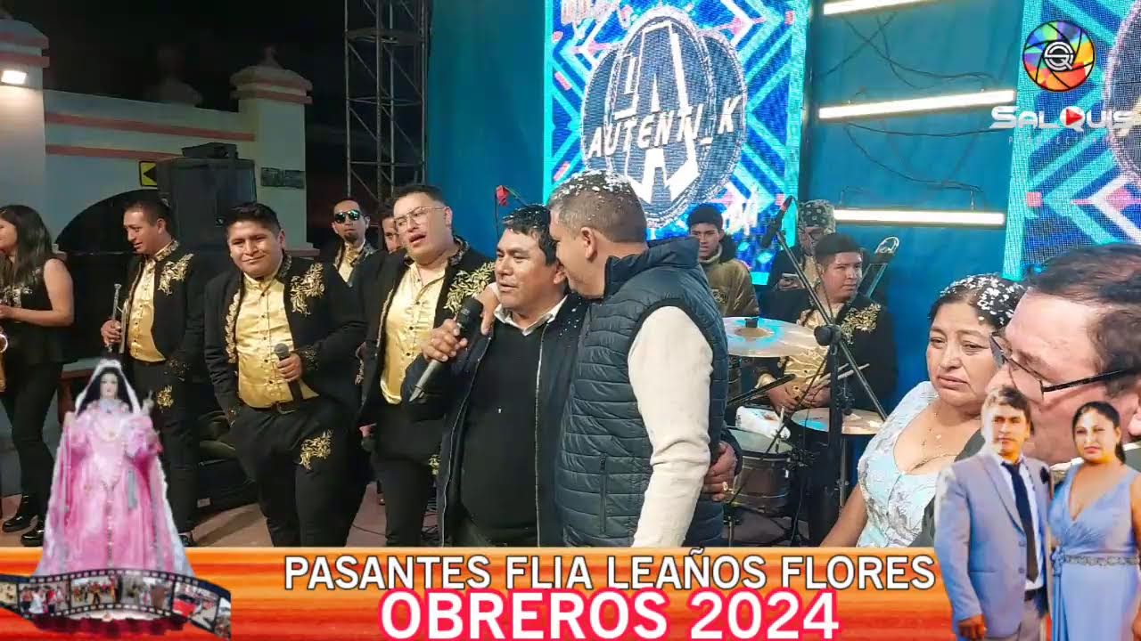 GRAN VERBENA OBREROS 2024 PASANTES MARIO LEAÑOS Y MARLENY FLORES
