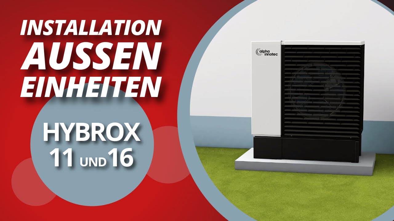 Installation alpha innotec Hybrox 11 und Hybrox 16