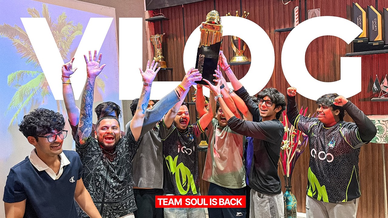 IQOOSOUL BACK TO GAMING HOUSE | TROPHY & CELEBRATIONS - VLOG