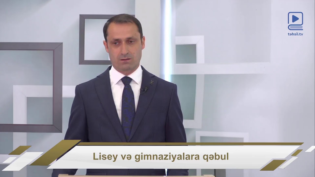 #TəhsilMasası: Lisey və gimnaziyalara qəbul — Canlı yayım