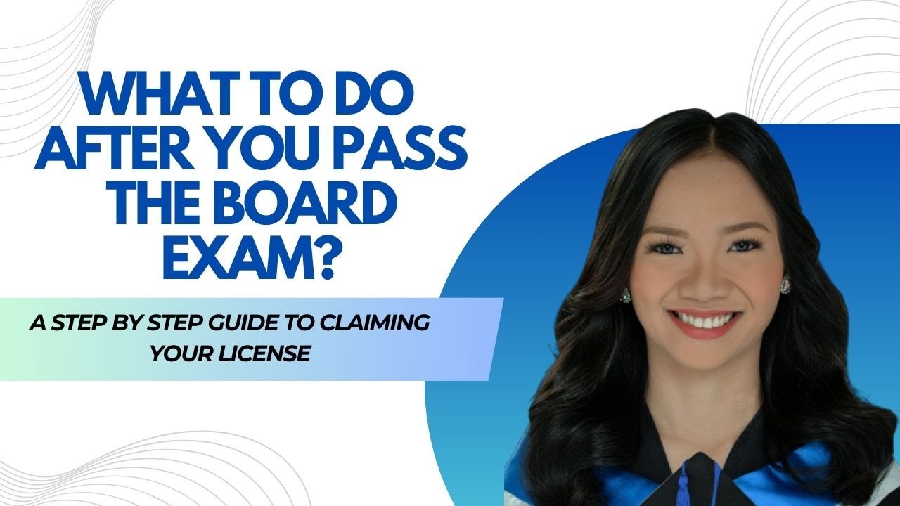 What to do after passing the board exam?