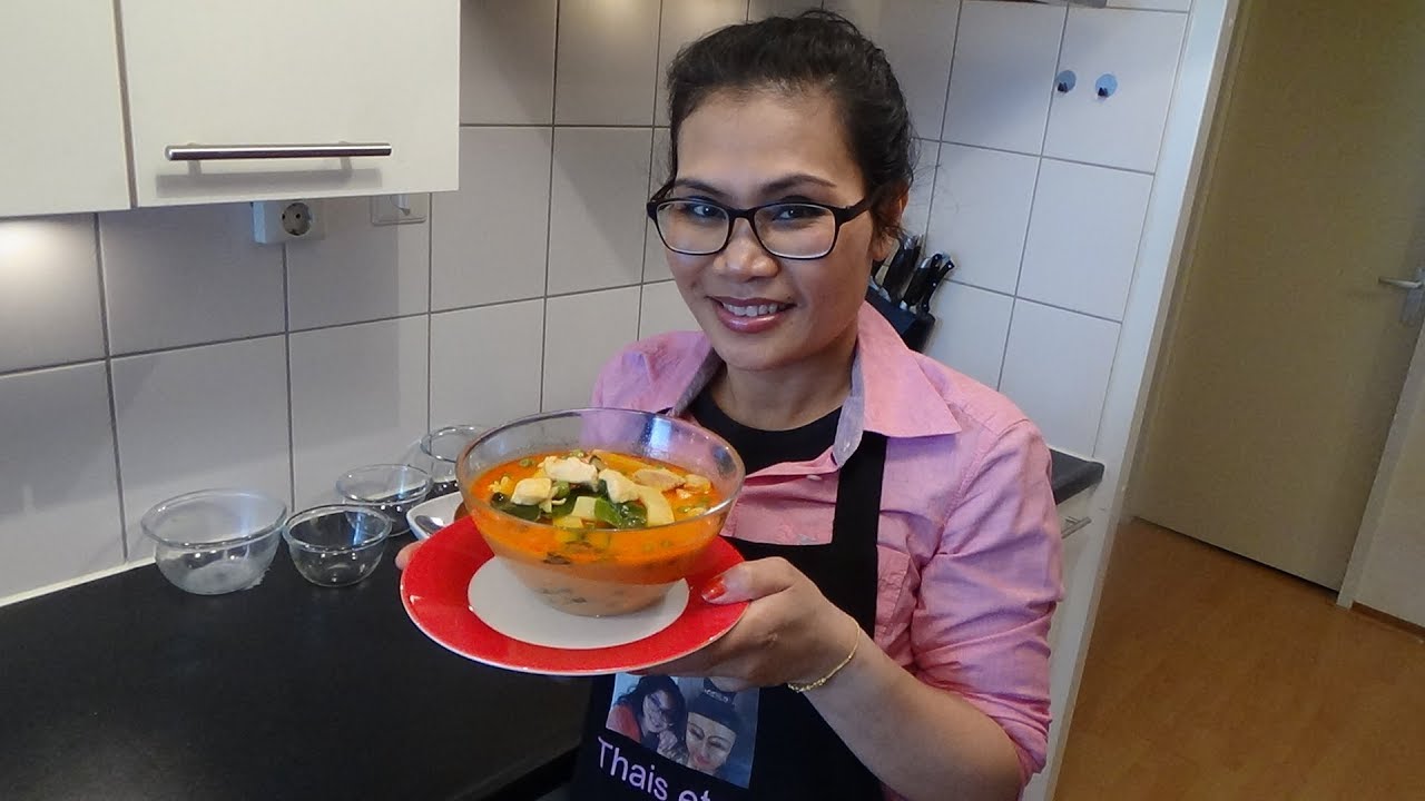 Rode curry met kip. Video #26 Thais eten in Nederland met Soepie