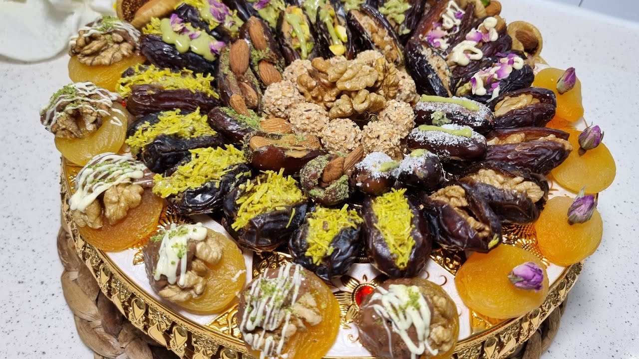 Hurma të mbushura me shije të ndryshme,Ëmbëlsira Perfekte për Ramazan