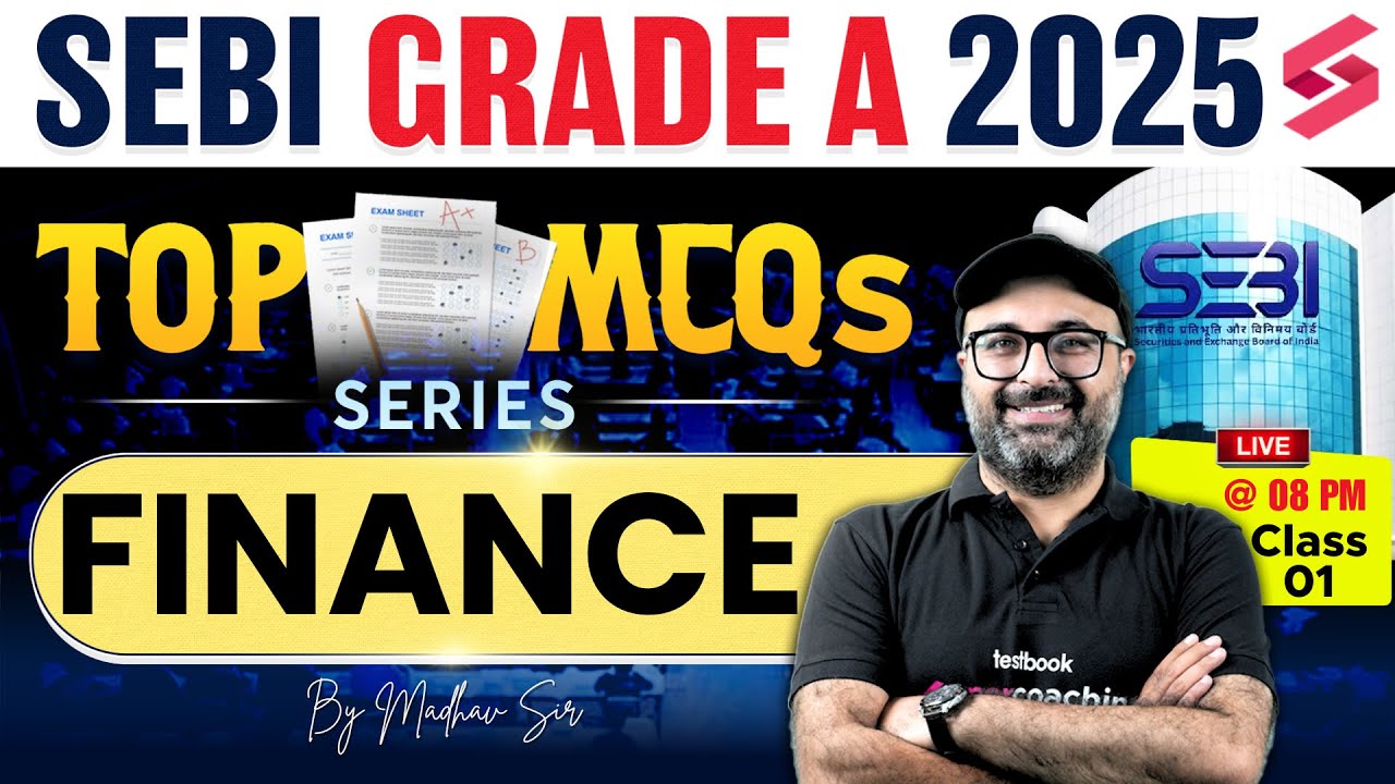SEBI Grade A 2025 | Finance Most Important MCQ's | SEBI Grade A Preparation by Madhav Sir #1