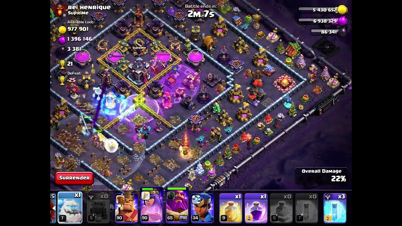 Crushed Rei Hanrique ! 💥 | Clash of Clans Domination 🏆🔥