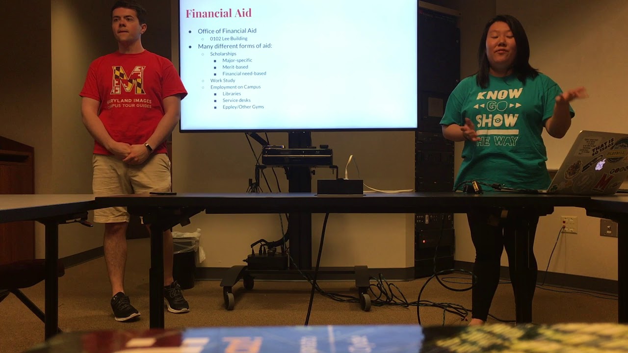 Christine Rhee and Hunter Stempin OA TerpLife Presentation