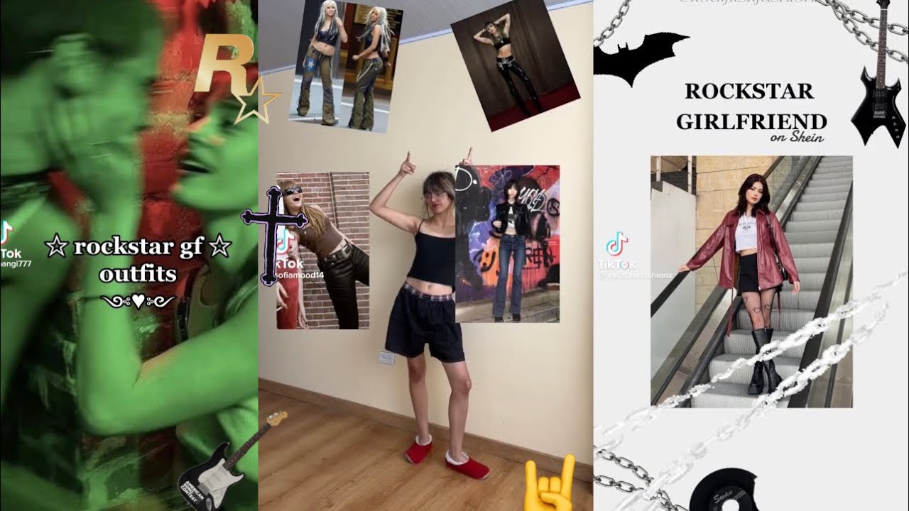 Rock Star Girlfriend Outfits(tiktoks)