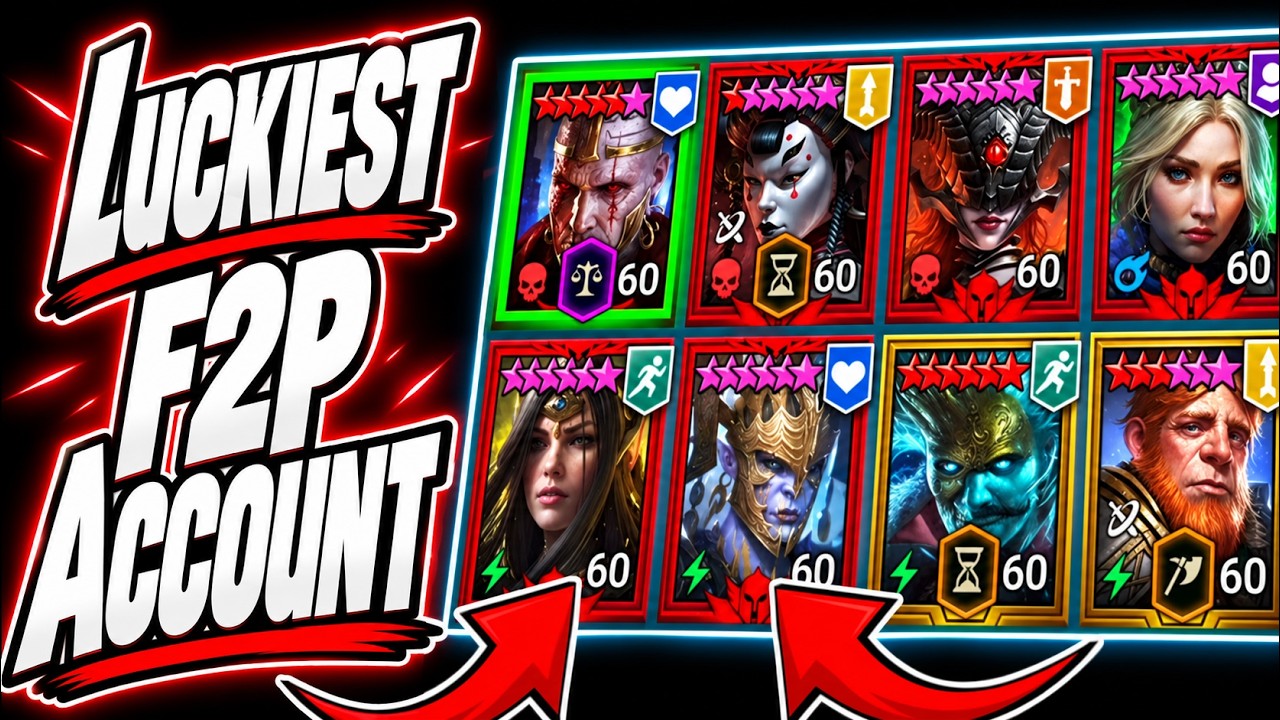 Реакция на самого удачливого F2P-игрока, который взорвал интернет в Raid Shadow Legends @yoro_leaf