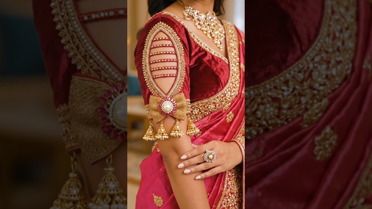20+🔥latest new baju ki design blouse sleeves design Trendy viral New blouse neck design #blousedesig