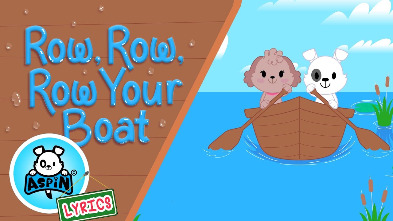 Row, Row, Row your Boat | Aspin And Friends Nursery Rhymes & Kids Songs