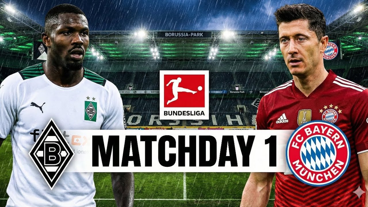 ბუნდესლიგა დაიწყო! 🇩🇪 გლადბახი vs ბაიერნი | წვიმიანი დებიუტი ბორუსია-პარკზე | FIFA22 Manager Career