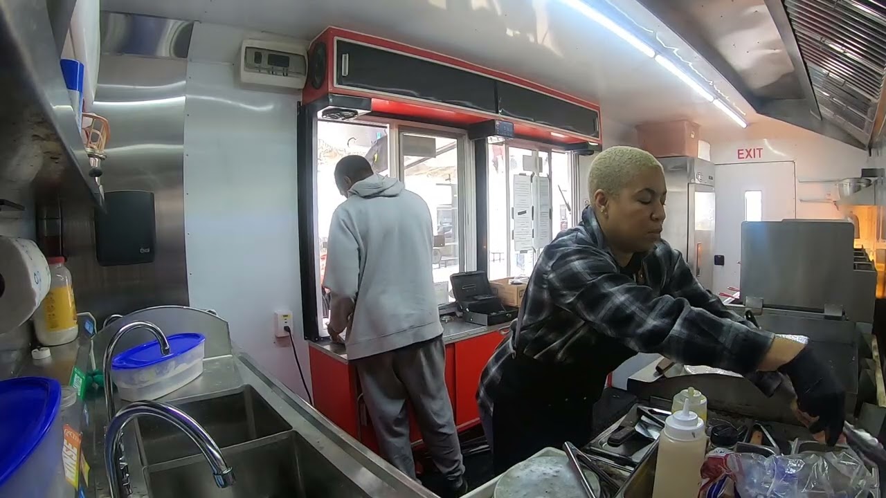 Let’s Eat food truck POV lunch rush