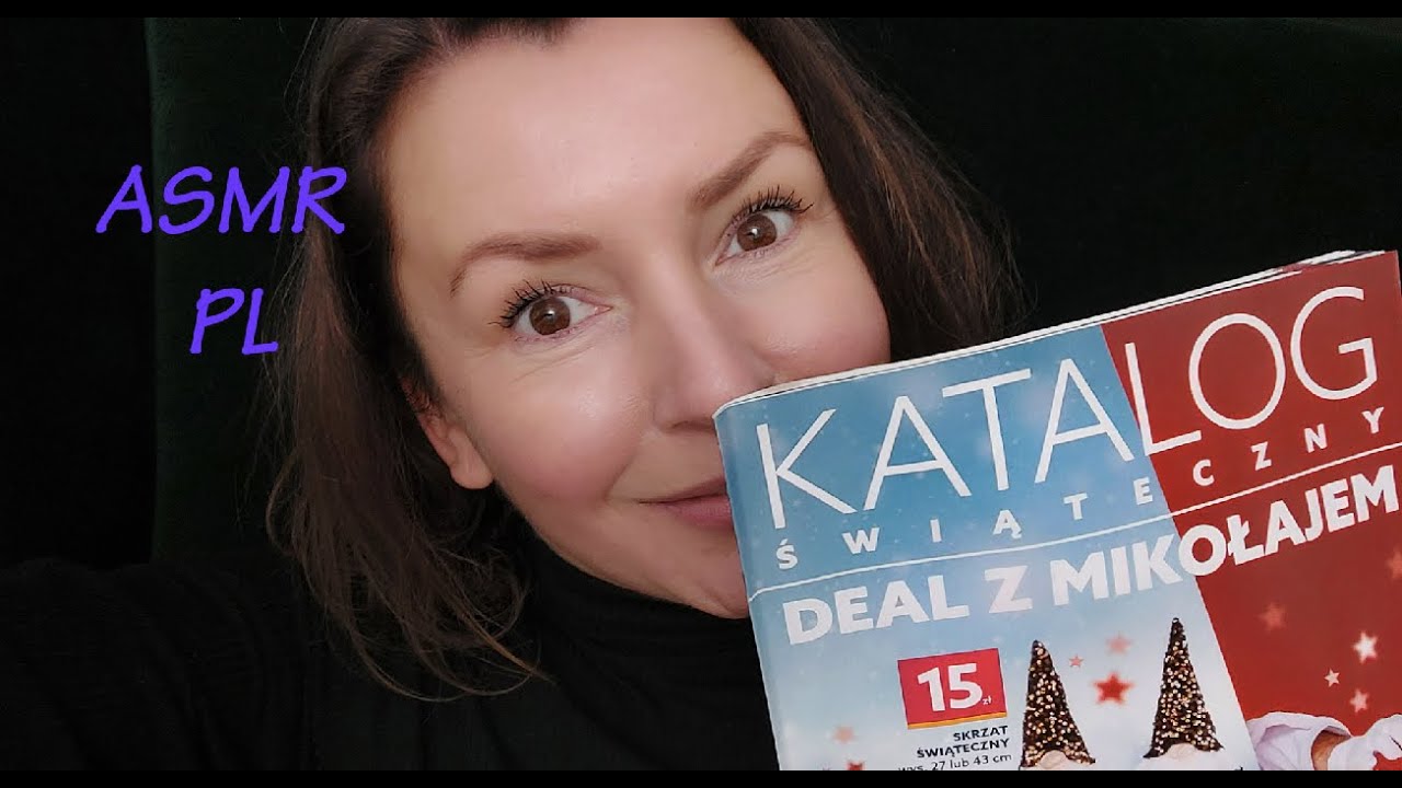 ASMR po polsku. Relaksujący przegląd gazetek (Dealz i Rossmann) Szept, pędzelek, dźwięk papieru. PL