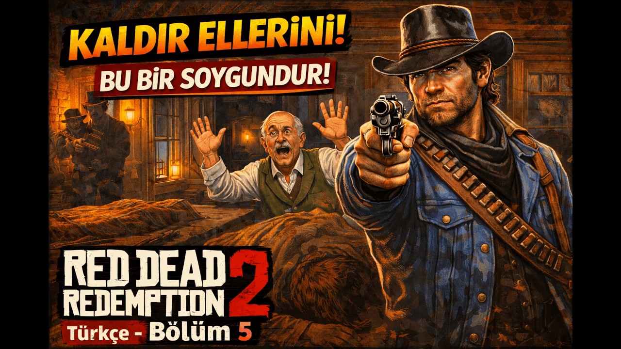 Kaldır Ellerini! Çiftlik Evine Baskın Yaptık | Red Dead Redemption 2 Türkçe Bölüm 5