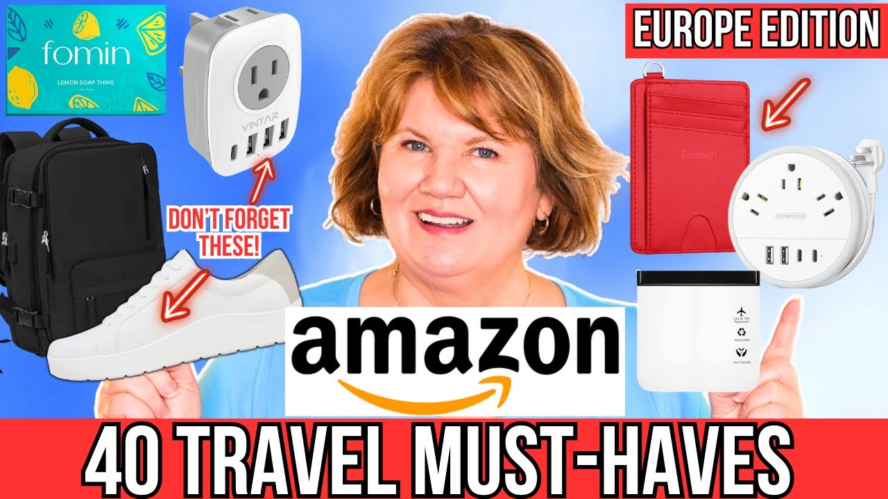 40 Amazon Travel Essentials for a Stress-Free Europe Trip! ✈️